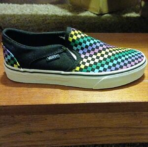 Vans Multicolor Checkered Slip-On Sneakers